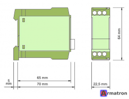 Компактное реле времени VDE0435 D6DET 0,7сек TELE