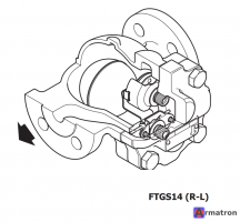 Конденсатоотводчик фланцевый FTGS14-4,5V Dn20 Pn16 Spirax Sarco
