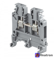 Клемма винтовая MA2,5/5 1SNA115486R0300 серая 2,5мм2 24А 800В ширина 5мм (TE/AВВ)