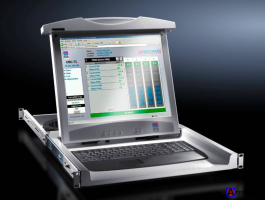 Консоль монитор/клавиатура с 17 ЖК-дисплеем и входом VGA/DVI DK 9055.312 Rittal