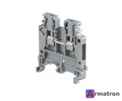 Клемма винтовая M4/6 1SNA115116R0700 серая 4мм2 32А 800В ширина 6мм TE-Entrelec ABB